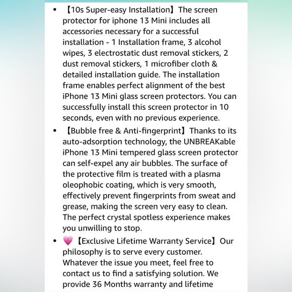 NWT iPhone screen protectors - box of 3 - Picture 13 of 16